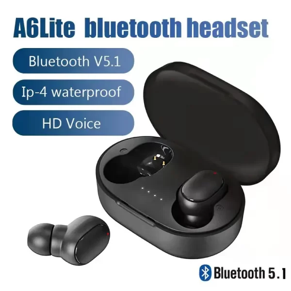 D'origine A6S TWS Casque Sans Fil Écouteurs Bluetooth Sport Stéréo Fone Bluetooth Écouteurs pour Xiaomi Huawei iPhone – Image 3