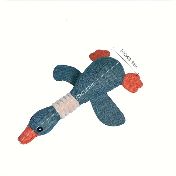 Nouveaux jouets pour animaux de compagnie, oie sauvage, résistant au son, résistant aux morsures, nettoyage des dents, fournitures pour animaux de compagnie pour chiens et chats – Image 3