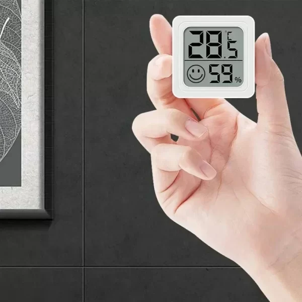 Xiaomi 1/4 pièces Mini LCD thermomètre numérique hygromètre intérieur température ambiante humidité mètre capteur jauge Station météo ensemble – Image 8