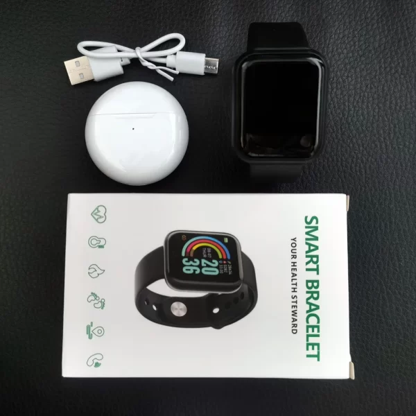 D20 montre intelligente Sport Fitness Tracker podomètre Smartwatch pour hommes femmes montre-bracelet numérique Y68 Pro6 cadeau – Image 6