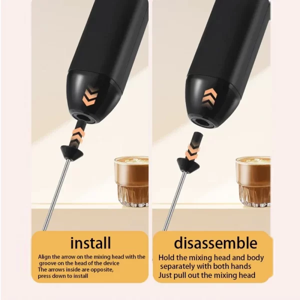 Xiaomi – mousseur à lait électrique, batteur à œufs portatif, cafetière, mélangeur électrique, Mini mélangeur Portable, outil de cuisine – Image 3