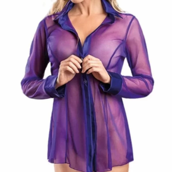 Pyjama ouvert transparent pour femme, poupée bébé, grande longueur, sexy, document solide, femme en Y, perconsidertentation, 7.0 – Image 5