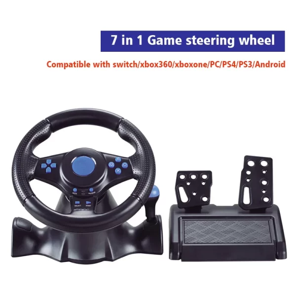 DATA FROG – contrôleur de vibrations au volant de course, pédale de voiture Simracing pour Nintendo Switch Playstation4 PS4 Xbox One PC – Image 7