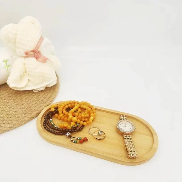 Plateau multi-bambou, soucoupe en bois, Pot de fleur, plateau de tasse, plaque de dessous de verre pour cuisine, assiette décorative, dessous de verre créatif, tapis de tasse à café – Image 3