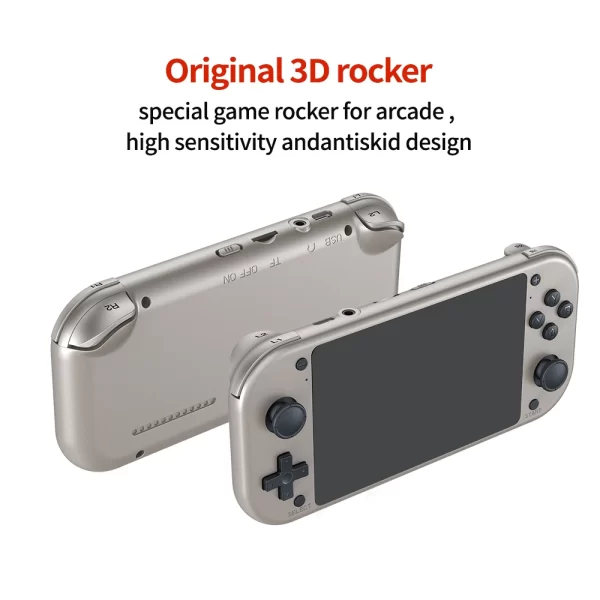 BOYHOM M17 Console de jeux vidéo Portable rétro système Linux Open Source écran IPS 4,3 pouces lecteur vidéo de poche Portable 64 Go – Image 4