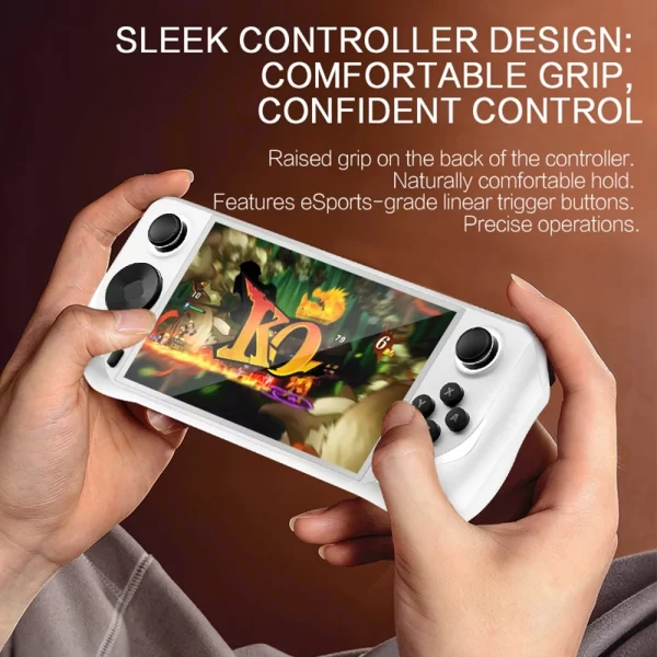 Retroid Pocket E6 5 pouces HD écran 5000mAh batterie rétro Console de jeu portable Android double lecteur Machine de jeu compétitive – Image 2