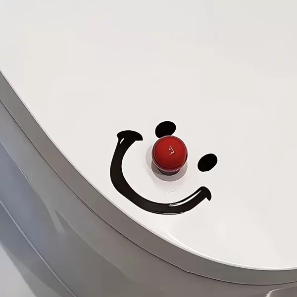 Lève-couvercle de toilette en boule de sourire Dopamine de Style contemporain, forme ronde, ouvre-couvercle de siège de toilette portatif pour salle de bain – Image 7
