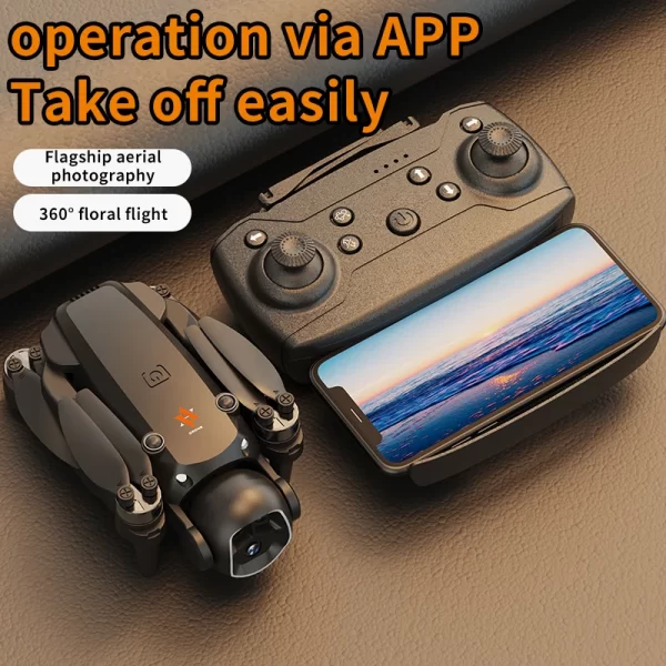 H21 RC Drone 2.4G 5G GPS professionnel 8K HD photographie aérienne avion télécommandé HD double caméra quadrirotor garçons jouets cadeaux – Image 6