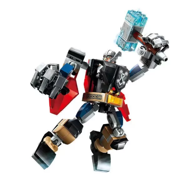 76270 76302 briques de super-héros Avengers Thor Iron Man Thanos assembler figurine d'action Compatible jouet blocs de construction modèle ornement – Image 5