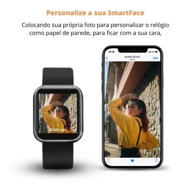 D20 montre intelligente Sport Fitness Tracker podomètre Smartwatch pour hommes femmes montre-bracelet numérique Y68 Pro6 cadeau – Image 2