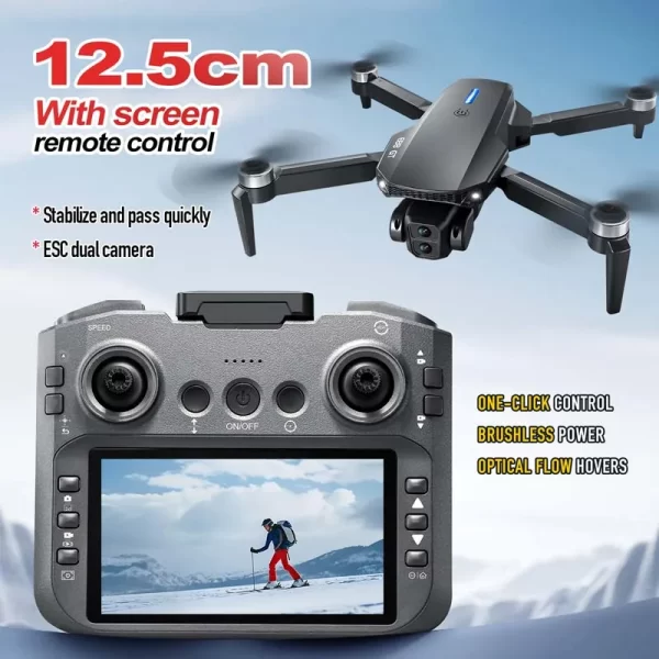 Nouveau Drone E88GT télécommandé grand écran 8K double caméra positionnement du flux optique 2.4G RC quadrirotor Drone de décollage à un bouton