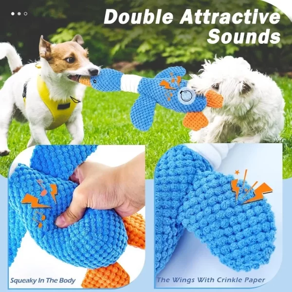 Jouets indestructibles pour chiens et chats, pour mâcheurs agressifs, jouet à mâcher, jouets pour chiens, poupée en peluche interactive, produits pour animaux de compagnie – Image 6