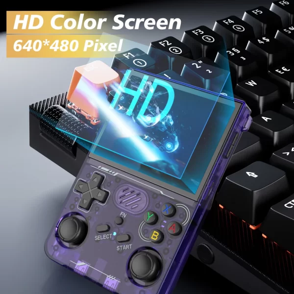 R36S mise à niveau R36XX Consoles portables 3.5 pouces IPS 640*480 écran rétro lecteur de jeu bult-in wifi 15000 + jeux pour jeu de garçon – Image 4
