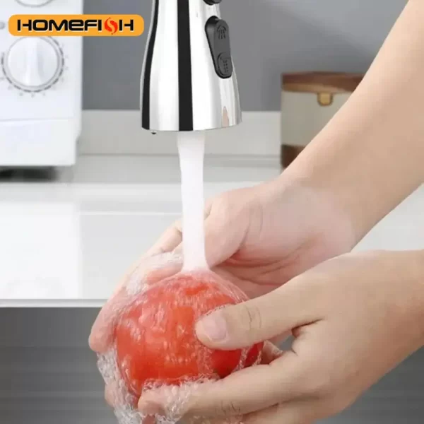 Robinet de cuisine Flexible, mitigeur d'évier, tête de pulvérisation, robinet d'eau filtrée, robinet d'eau remplaçable 1 pièce – Image 2