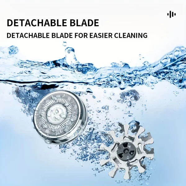Rasoir électrique à capsules pour hommes, Mini rasoir électrique Portable de rasage, rasoir intelligent d'extérieur Portable de Type poche – Image 7