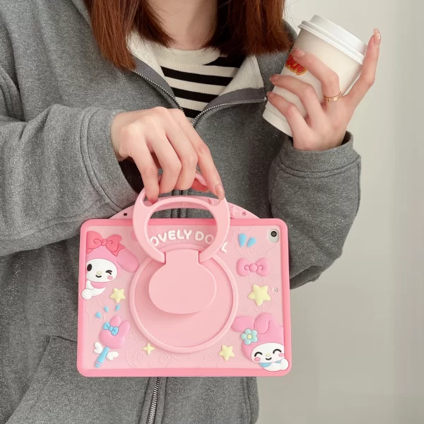 Pour Samsung Galaxy Tab A9 Plus A8 10.5 X200 X205 X207 S6 lite 10.4 A7 lite T220 T500 11 Couverture Cartoon Melody Silicone Soft Case – Image 8