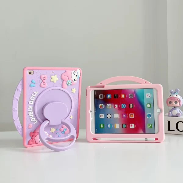 Pour Samsung Galaxy Tab A9 Plus A8 10.5 X200 X205 X207 S6 lite 10.4 A7 lite T220 T500 11 Couverture Cartoon Melody Silicone Soft Case – Image 6