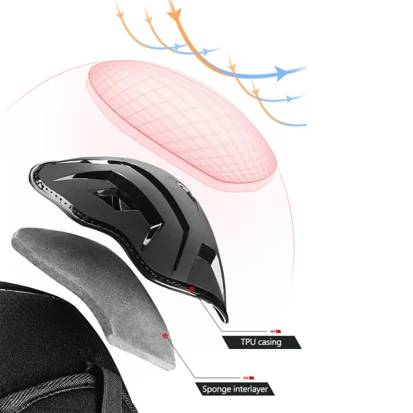 Coussinets de protection du genou et du coude, équipement de sport de plein air, équitation, moto, motocross, patinage, protecteurs, 4 pièces, ensemble – Image 4