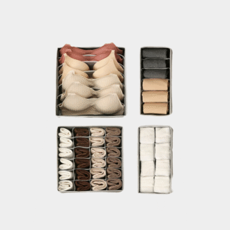 Organiseur pour sous-vêtements Chaussettes Bra Pantalon Scarf Tie Storage Box Armoire Organiseurs de tiroir Case pliable pour sous-vêtements Organiseur