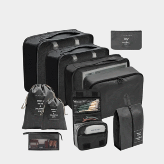 7 / 8 / 9 / 10 Pcs Set Voyage Organiseur Sacs de stockage Valise Emballage Cubes Set Cases Portable Vêtements Voyage Chaussures Tidy Pouch Folding