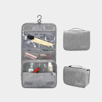 Organiseur de sac de toilette pliable sac de stockage suspendu sac de maquillage de salle de bain sac de cosmétique sac de voyage pour les affaires de voyage