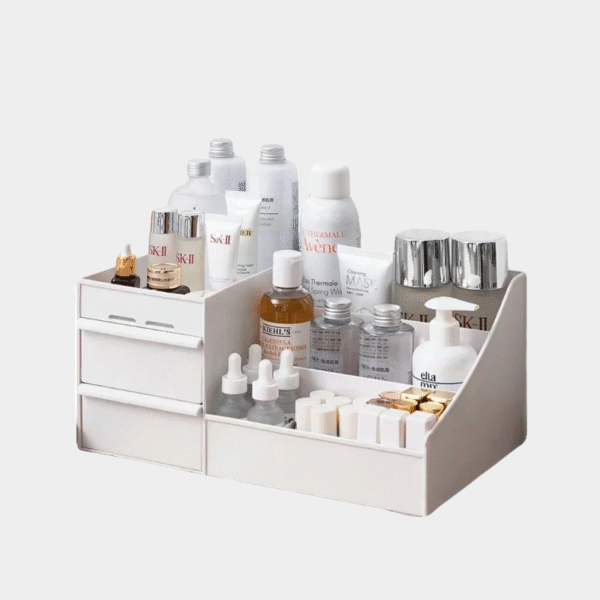 Boîte de rangement de cosmétiques multi-tiroirs, bijoux cosmétiques, vernis à ongles, conteneur de cosmétiques, boîte de rangement d'articles divers de bureau