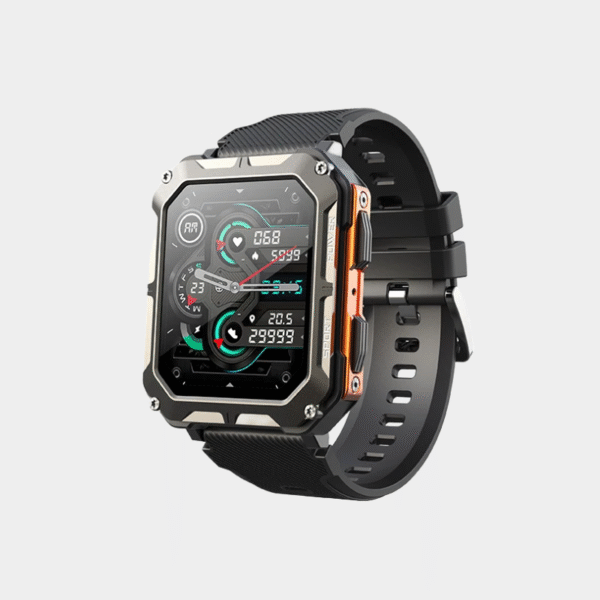 Montre intelligente de sport C20Pro pour homme, appel Bluetooth, étanche IP68, mode multi-sports, surveillance de la santé, montre intelligente militaire