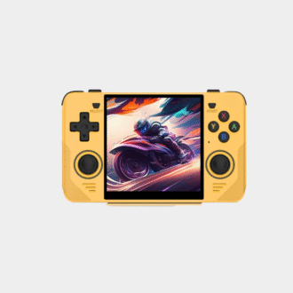 POWKIDDY-Console de jeu RGB30 jaune, 720x720, écran Ips 4 pouces, WiFi intégré, RK3566, Open-Source, Retro Determiner, Cadeaux pour enfants