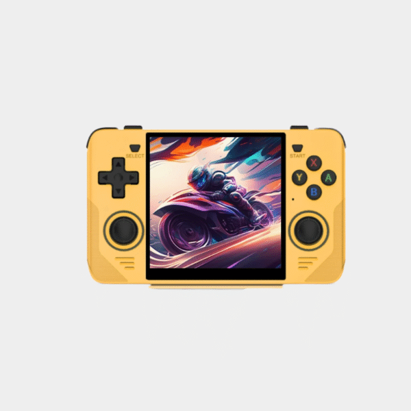 POWKIDDY-Console de jeu RGB30 jaune, 720x720, écran Ips 4 pouces, WiFi intégré, RK3566, Open-Source, Retro Determiner, Cadeaux pour enfants