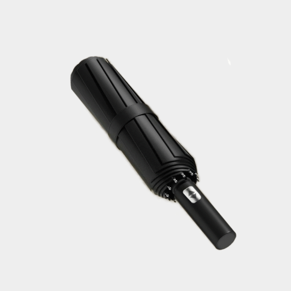 Parapluie entièrement automatique, parapluie de protection solaire en caoutchouc noir à double usage pour tous les temps, parapluie pare-soleil pliable haut de gamme