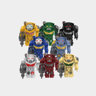 Jeux chauds gris chevalier Ultramarines poings impériales légion briques figurine assembler des blocs de construction jouets enfants cadeaux d'anniversaire