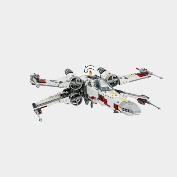 Blocs de construction de chasseur x-wing, programme spatial MOC75301, briques, cadeaux de fête de Festival pour enfants, 490 pièces
