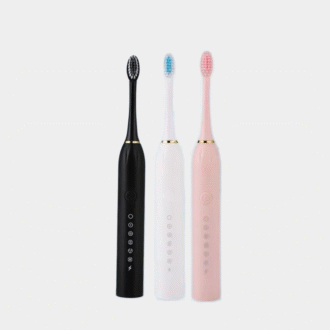 Brosse à dents électrique sonique pour adultes, étanche IPX7, tête de brosse DuPont, aste par USB, livres morts élevés, 6 modes de livres