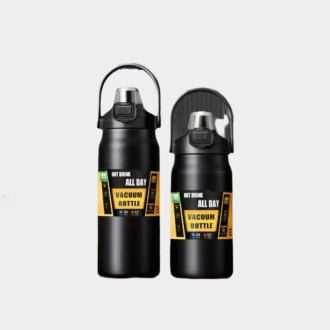 Pot isolant thermos de grande capacité en acier inoxydable, double boisson, pot thermos portable, grand ventre, tasse de sport d'alpinisme