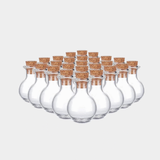 Petites bouteilles en verre, 10 pièces, bouteille de Potion Miniature, Mini flacons en verre de liège pour mariage