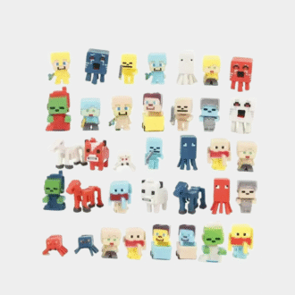 36 pièces Minecrafts Figure Steve Alex Zombie villageois figurines modèle Anime MC jeu jouet poupée Mini arme modèle enfant cadeau jouets