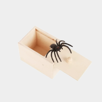 Trick Spider – boîte de peur amusante, boîte cachée en bois, farce de qualité, boîte de peur en bois, jeu amusant, jouets de farces pour amis, meilleur cadeau