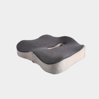 Coussin de siège en mousse à mémoire de forme, avec un coussin de pression ergonomique à rainure centrale