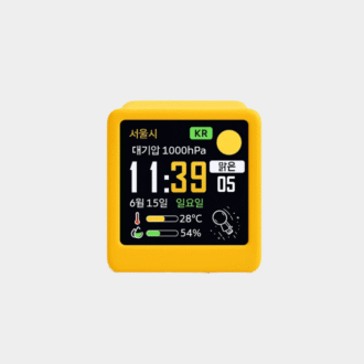 Mini nouvelle horloge météo animée de bureau WiFi, ornement créatif, Station météo multifonctionnelle