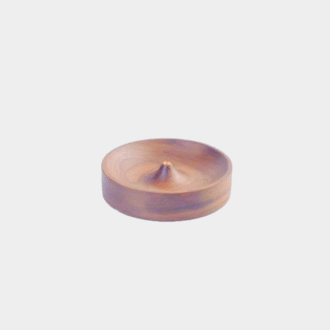 Bâton d'encens en bois massif, fait à la main, pour cérémonie du thé, brûleur d'encens rond, porte-plateau en bois d'agar