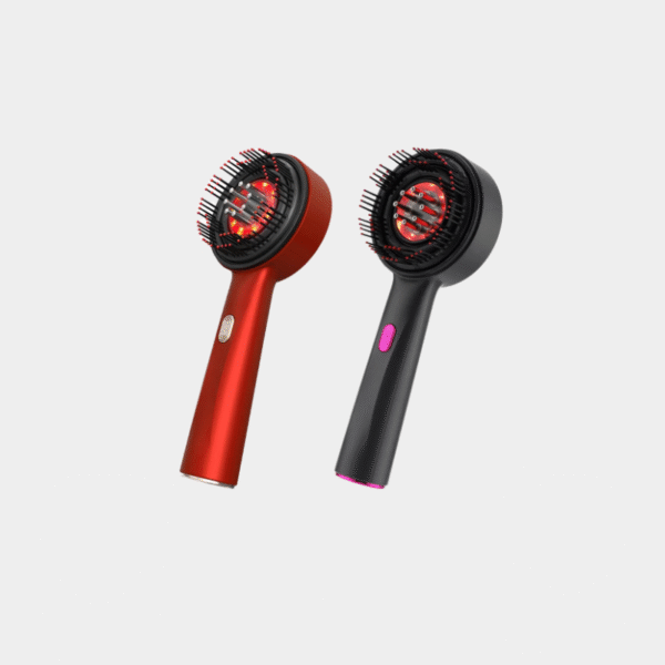 Brosse électrique de repousse des cheveux avec Machine à lumière infrarouge, Point d'acupuncture, Massage du cuir chevelu, exercice Anti-perte de cheveux, peignes à récurer les cheveux