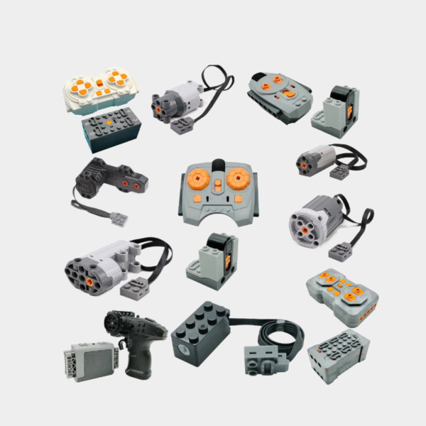 Décennie s de construction électroniques techniques pour enfants, accessoires de remise en état MOC, micro-moteur RC Power, pièces canoniques, briques de voiture de bricolage créatives, jouets de nuit