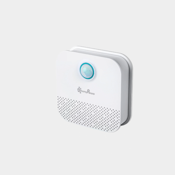 DownyPaws-Purificateur d'air intelligent pour chat, désodorisant pour litière, toilettes pour animaux de compagnie, désodorisant pour chien et chat, 4000mAh