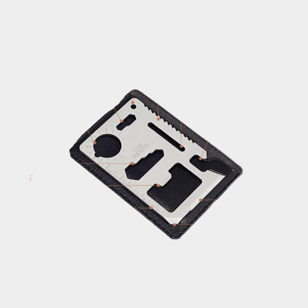 Outil de poche multifonction bouteille extérieure survivre carte d'équipement Gadget polyvalent ouvre-bouteille de Camping