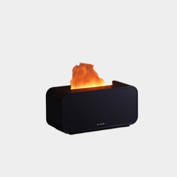Simulation de diffuseur d'arôme Humidificateur d'air à flamme colorée peut ajouter un réglage de synchronisation d'huile essentielle Ultrasonic Cool Mist Maker Fogger