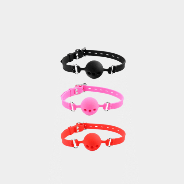 Morse buccale en Silicone, boule respirante, ceinture réglable, jouets sexuels pour adultes, jeux SM, accessoires érotiques, Sexyshop