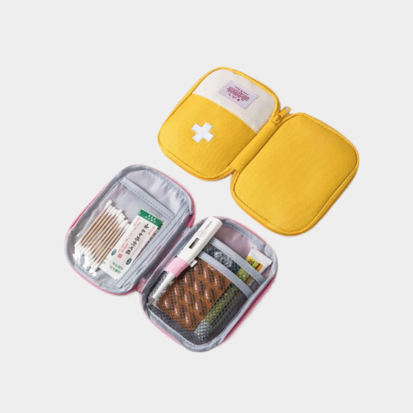Kit de premiers secours Pouch Home Medicine Stockage Bag Convient pour les voyages en plein air Medical Bag Home Rescue Emergency Survival Kit