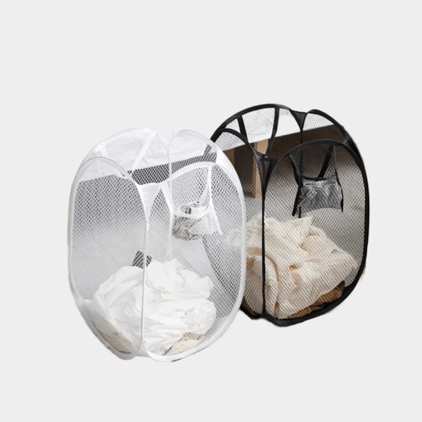 Basket de vêtements sales squelette ventilé pliable stockage facile portable grande capacité panier de vêtements