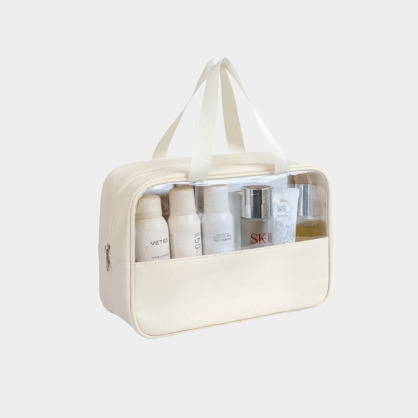 Portable voyage sac cosmétique femmes transparent maquillage sac de bain de grande capacité lavage sacs multifonction étanche à l'eau