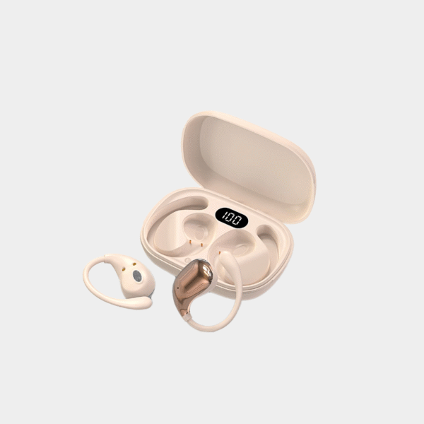Bluetooth 5.4 crochet d'oreille casque TWS sans fil écouteurs HiFi stéréo étanche casques LED affichage longue veille tactile écouteurs